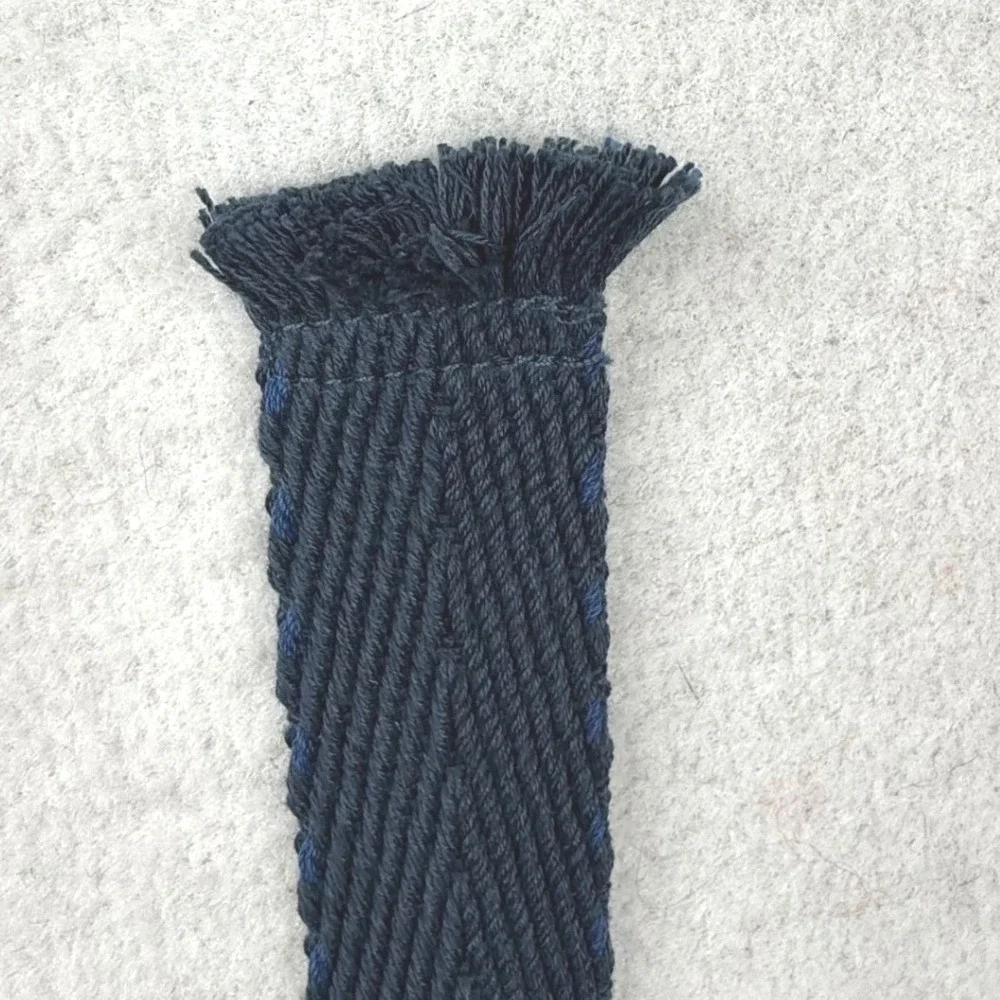 Unbranded Navy Blue Canvas D Ring Belt Size 46‎ xxl
